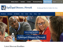 Tablet Screenshot of dioceseofnewark.org